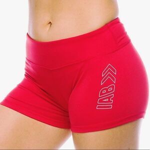 𝅺nwt IAB MFG Red Booty shorts sz xs